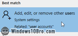 Add, edit, or remove other users