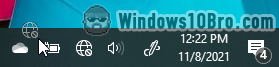 Change the order of your taskbar icons