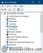 Device Manager showing the top nodes