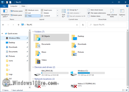 File Explorer window