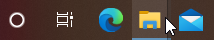 Launch Explorer from the taskbar