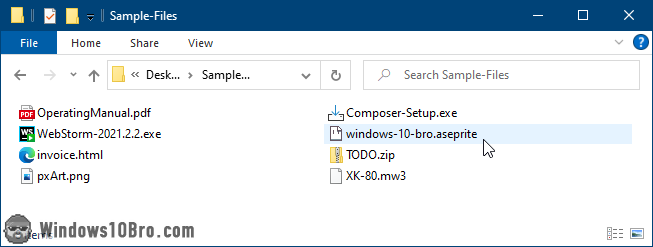 No underlined filenames in Explorer