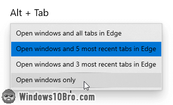 Only show program windows in Alt+Tab task switcher