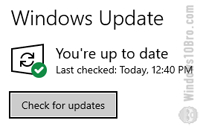 Windows 10 fully patched confirmation