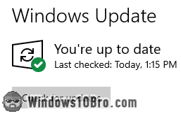 Windows 10 is up-to-date