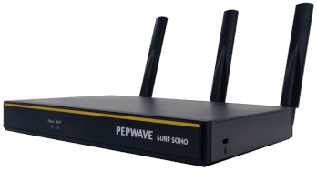 Wireless router with antennas